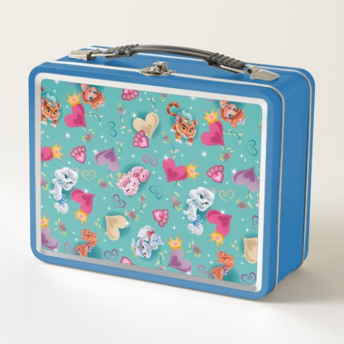 Whisker Haven  Unleash the Fun Pattern Metal Lunch Box