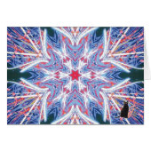 Whisker Kaleidoscope Greeting Card (Front Horizontal)