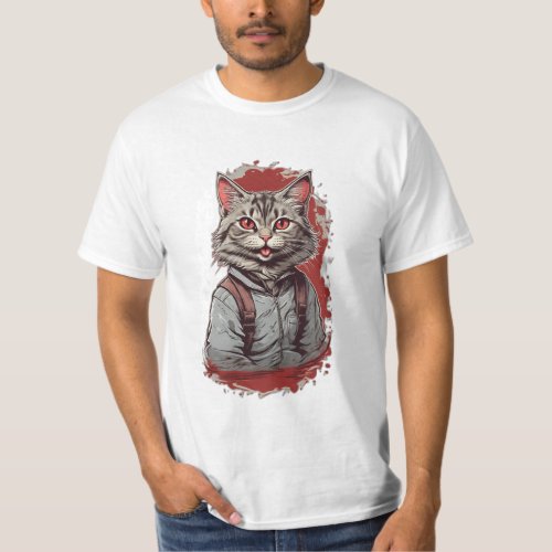 Whisker Tales Vintage Comic Cat T_Shirt T_Shirt