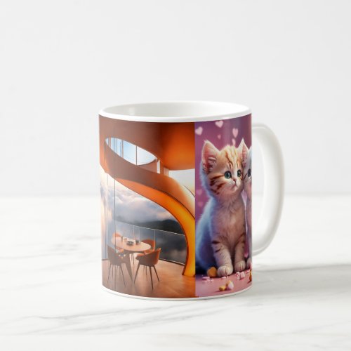 Whisker Whimsy Adorable Cat Sipping Tee Time Bli Coffee Mug