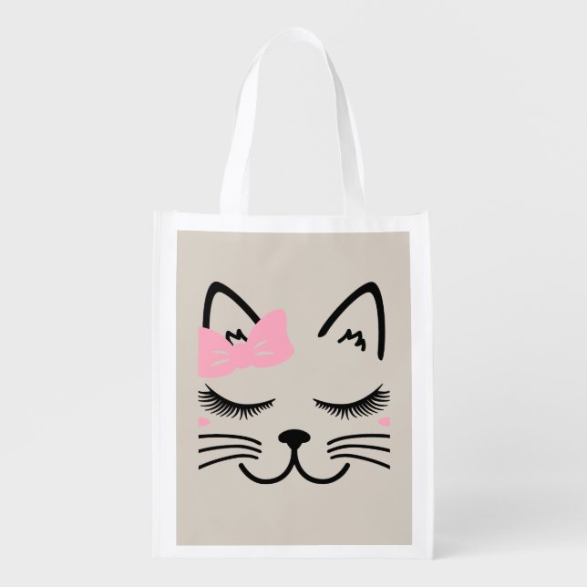 Whisker Wishes Nursery Kids Tote Bag (Front)