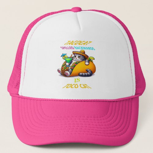 Whiskered Gastronomy Taco and Sip Trucker Hat