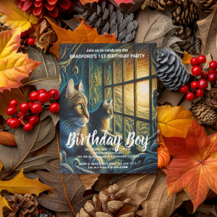 Whiskered Watchers Postcard