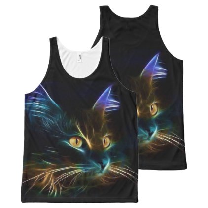 Whiskers All-Over-Print Tank Top