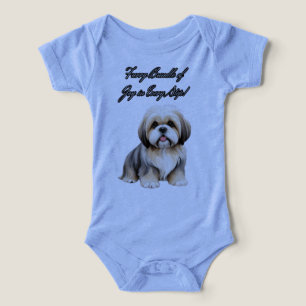Whiskers and Fluff: Adorable Pup in Cozy Colors Infant T-shirt