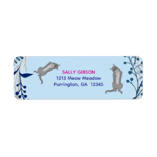 Whiskers & Vows Shades of Forever Address Labels