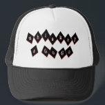 Whiskey A Go Go Trucker Hat<br><div class="desc">a whiskey drinking shirt in a retro font</div>