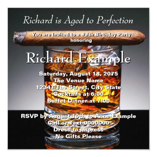 Cigar Party Invitations 9