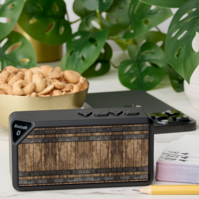 Whiskey Barrel Bluetooth Speaker (Insitu(Table))