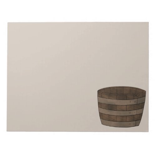 Whiskey Barrel Notepad