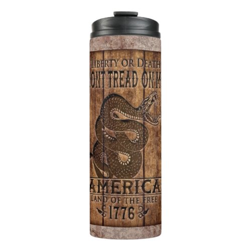 Whiskey Barrel Thermal Tumbler