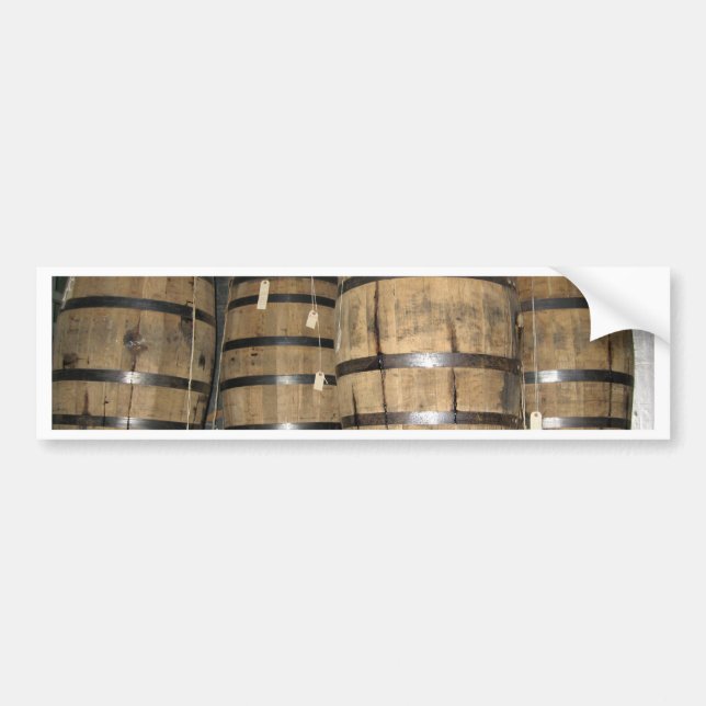 Whiskey Barrels Bumper Sticker (Front)