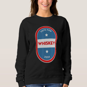 Whiskey  Bartender Political Election Parody 2024 Sweatshirt