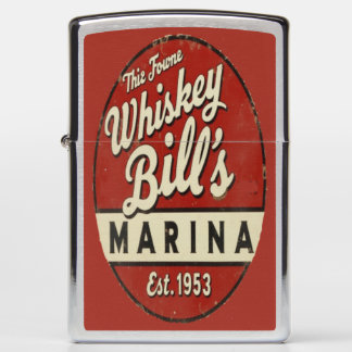 Whiskey Bills Marina Zippo Lighter