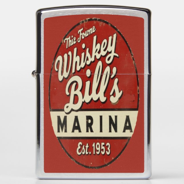Whiskey Bills Marina Zippo Lighter (Front)