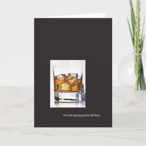 Whiskey Birthday Card