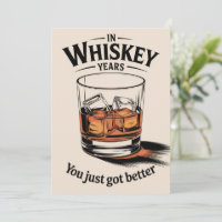 Whiskey Birthday Card Birthday Card for Him Dad 