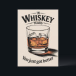 Whiskey Birthday Card Birthday Card for Him Dad<br><div class="desc">Whiskey Birthday Card Birthday Card for Him Dad Card</div>