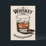 Whiskey Birthday Card Birthday Card for Him Dad<br><div class="desc">Whiskey Birthday Card Birthday Card for Him Dad Card</div>