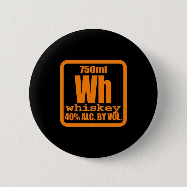 Whiskey Bourbon Helps Alcohol TShirt Gift Button (Front)