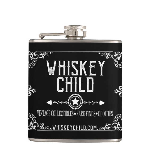 WHISKEY CHILD - Vintage Collectibles FLASK (Front)