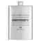 WHISKEY custom monogram flask
