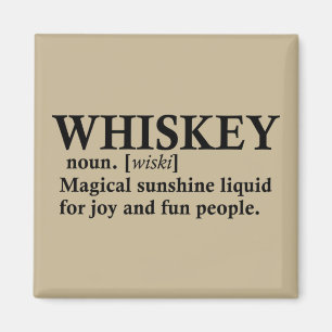 Whiskey definition funny drinking quotes magnet