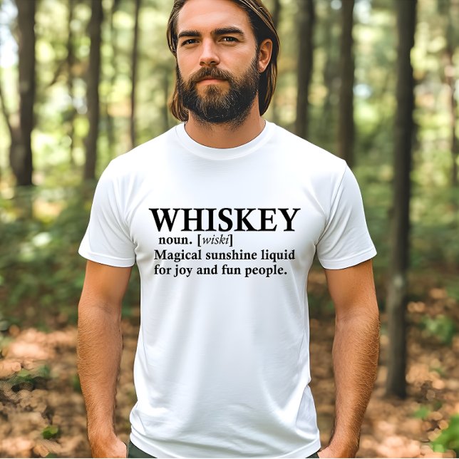 Whiskey definition funny drinking quotes T-Shirt (Creator Uploaded)