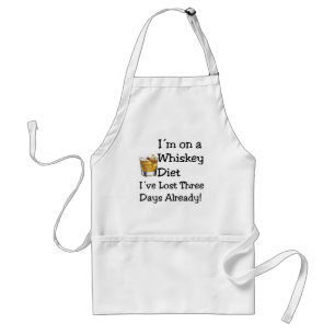 Whiskey Diet Adult Apron