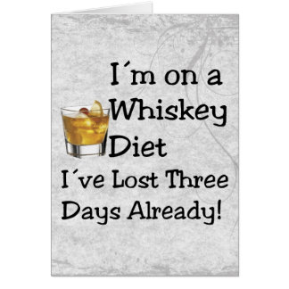 Whiskey Diet Cards