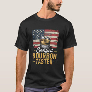 Whiskey Drinker and Cigar Lover, Certified Bourbon T-Shirt