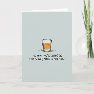 Whiskey Fathers Day Card