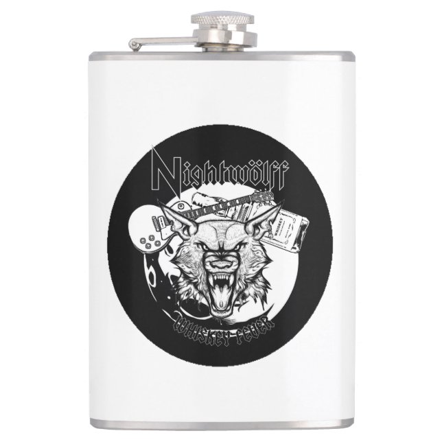 Whiskey Fever Flask! Flask (Front)