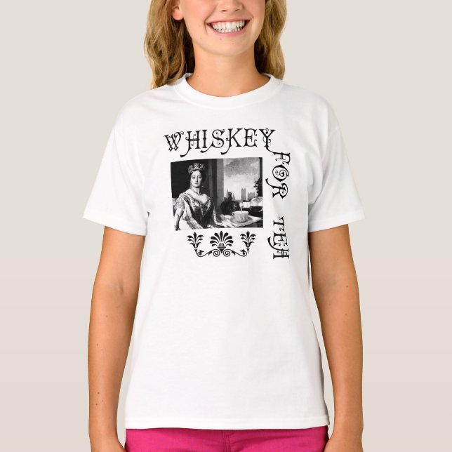 Whiskey For Tee White Sweatshirt (Front)