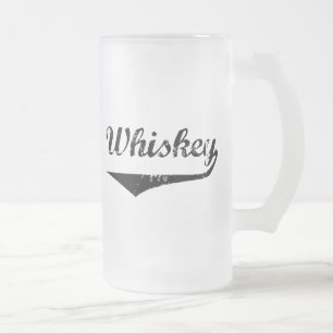 Whiskey Frosted Glass Beer Mug