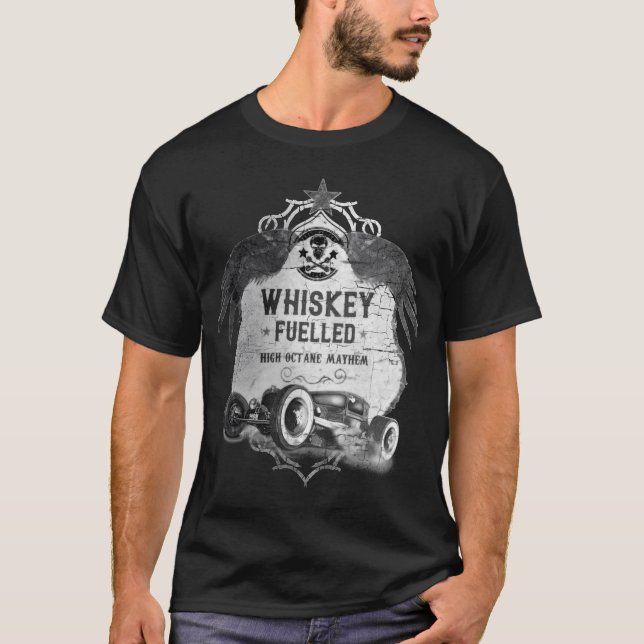 Whiskey Fueled Mayhem T-Shirt (Front)