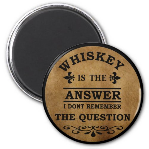 whiskey funny quotes vintage magnet