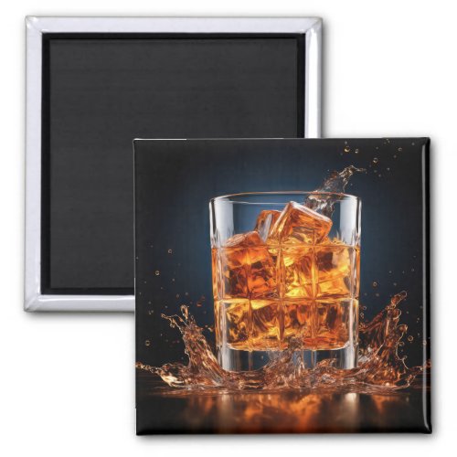 Whiskey Glass Magnet