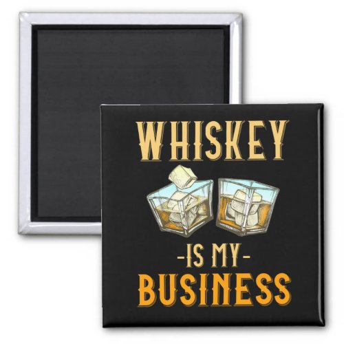 Whiskey Glasses Bourbon Drinking Humor Magnet