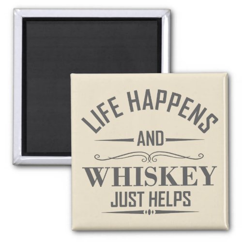 Whiskey helps magnet
