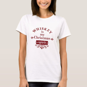 Whiskey is my christmas spirit T-Shirt