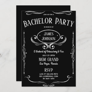 Funny Bachelor Party Invitations & Invitation Templates | Zazzle