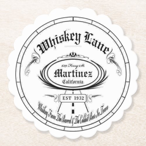 Whiskey Lane Classic Logo Coaster Set