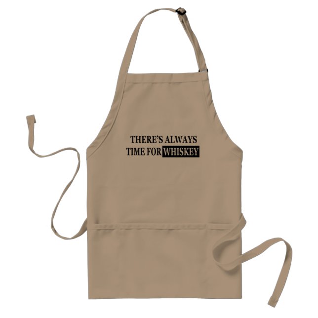 whiskey lover funny quotes  adult apron (Front)