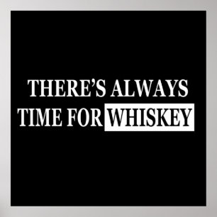 whiskey lover funny quotes poster