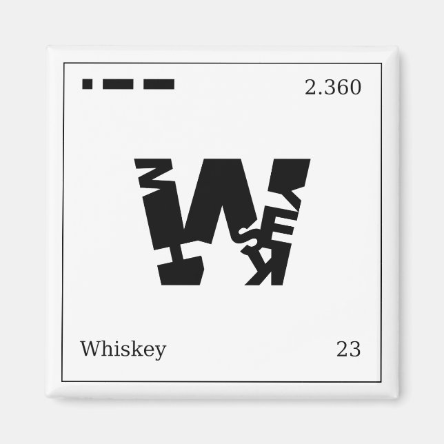 Whiskey Magnet (Front)