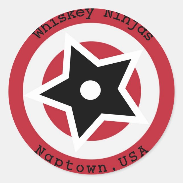 Whiskey Ninjas Sticker (Front)