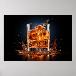 Whiskey On The Rocks Poster