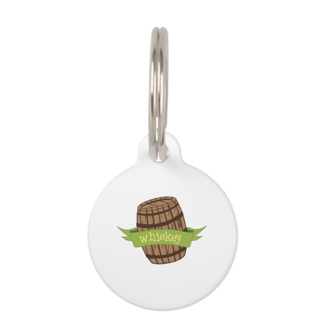 Whiskey Pet ID Tag (Front)