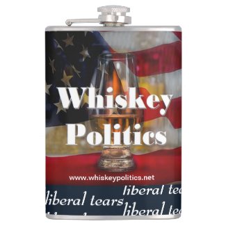 Whiskey Politics flask